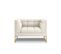 Fauteuil "karoo", 1 Place, Beige Clair, Tissu Structurel