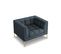 Fauteuil "karoo", 1 Place, Bleu, Tissu Structurel