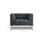 Fauteuil "karoo", 1 Place, Bleu, Tissu Structurel