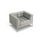 Fauteuil "karoo", 1 Place, Gris Clair, Tissu Structurel