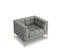 Fauteuil "karoo", 1 Place, Gris, Tissu Structurel