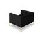 Fauteuil "karoo", 1 Place, Noir, Velours