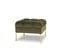 Pouf "karoo", 1 Place, Vert, Velours