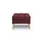 Pouf "karoo", 1 Place, Rouge Foncé, Tissu Structurel