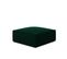 Pouf "ruby", 1 Place, Vert Bouteille, Velours