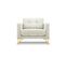 Fauteuil "mamaia", 1 Place, Beige Clair, Velours