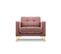 Fauteuil "mamaia", 1 Place, Rose, Velours