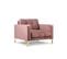 Fauteuil "mamaia", 1 Place, Rose, Velours