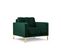 Fauteuil "mamaia", 1 Place, Vert Bouteille, Velours