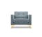 Fauteuil "mamaia", 1 Place, Bleu Clair, Velours