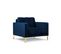 Fauteuil "mamaia", 1 Place, Bleu Roi, Velours