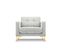 Fauteuil "mamaia", 1 Place, Argent, Velours