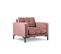 Fauteuil "mamaia", 1 Place, Rose, Velours