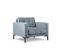 Fauteuil "mamaia", 1 Place, Bleu Clair, Velours