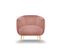 Fauteuil "moss", 1 Place, Rose, Velours