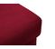 Pouf "moghan", 1 Place, Rouge, Velours