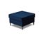 Pouf "moghan", 1 Place, Bleu Roi, Velours