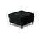 Pouf "moghan", 1 Place, Noir, Velours