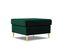 Pouf "moghan", 1 Place, Vert Bouteille, Velours