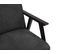 Fauteuil "browne", 1 Place, Anthracite, Tissu Chenille