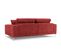 Canapé "jog", 4 Places, Rouge, Tissu Chenille