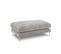 Pouf "jog", 1 Place, Gris Clair, Tissu Chenille