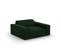 Fauteuil "jodie", 1 Place, Vert Bouteille, Velours