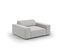 Fauteuil "jodie", 1 Place, Gris Clair, Tissu Structurel