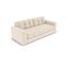 Canapé "justin", 2 Places, Beige Clair, Tissu Structurel