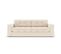 Canapé "justin", 2 Places, Beige Clair, Tissu Structurel