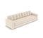 Canapé "justin", 4 Places, Beige Clair, Tissu Structurel