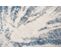 Tapis Salon Bleu Gris Crème Marron Abstrait 200x300 Valley