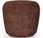 Fauteuil En Tissu Bouclette Terracotta - Rondo