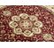 Tapis Royal Adr Cercle Modèle 521 Bordeaux Cercle 120 Cm