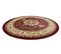 Tapis Royal Adr Cercle Modèle 521 Bordeaux Cercle 120 Cm