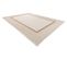 Tapis Sizal Sion Cadre 21782 Tissé à Plat Ecru / Beige 160x220 Cm