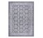 Tapis Sizal Sion Cadre, Ornement, Vintage 2832 Tissé à Plat Bleu / Rose / Ecru 180x270 Cm