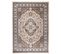 Tapis Salon Classique Beige Marron Gris Médaillon Fin 180x250 Colorado