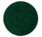 Tapis Soffi Cercle Shaggy 5cm Bouteille Verte Cercle 100 Cm