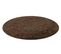 Tapis Soffi Cercle Shaggy 5cm Marron Cercle 160 Cm