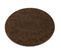 Tapis Soffi Cercle Shaggy 5cm Marron Cercle 160 Cm