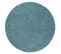 Tapis Soffi Cercle Shaggy 5cm Bleu Cercle 80 Cm