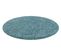 Tapis Soffi Cercle Shaggy 5cm Bleu Cercle 80 Cm