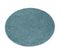Tapis Soffi Cercle Shaggy 5cm Bleu Cercle 120 Cm