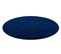 Tapis Soffi Cercle Shaggy 5cm Bleu Foncé Cercle 80 Cm