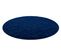 Tapis Soffi Cercle Shaggy 5cm Bleu Foncé Cercle 120 Cm