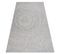 Tapis Sizal Flat 48832637 Cercles, Points Gris / Crème 140x200 Cm