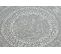 Tapis Sizal Flat 48832637 Cercles, Points Gris / Crème 140x200 Cm