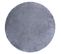 Tapis De Lavage Moderne Lapin Circle Shaggy, Antidérapant Noir / Ivoire Cercle 160 Cm