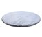 Tapis De Lavage Moderne Lapin Circle Shaggy, Antidérapant Gris / Ivoire Cercle 160 Cm